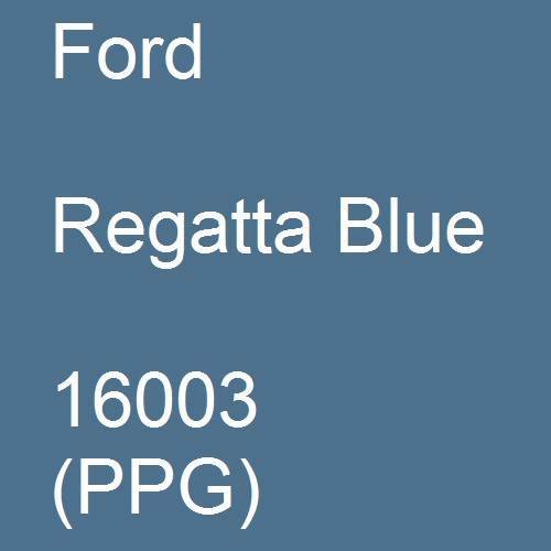 Ford, Regatta Blue, 16003 (PPG).